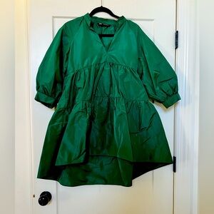 ZARA mini dress dark green